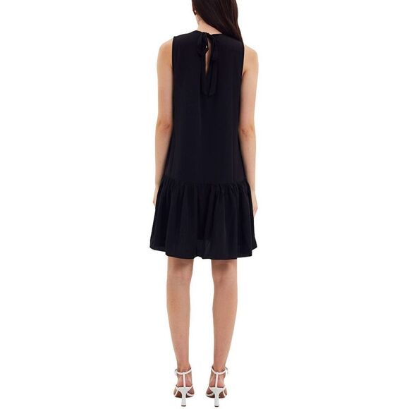 Cooper St A-Line Black Shift Dress with Ruffle Hem - Picture 3 of 11